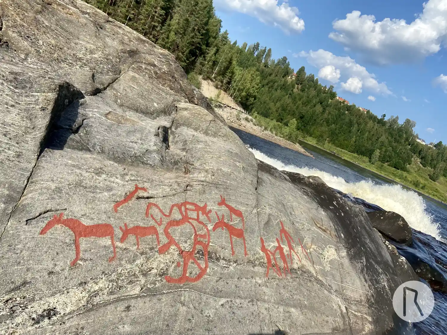 Rock carving L1935:5829 in Ådals-Liden parish, Sollefteå municipality