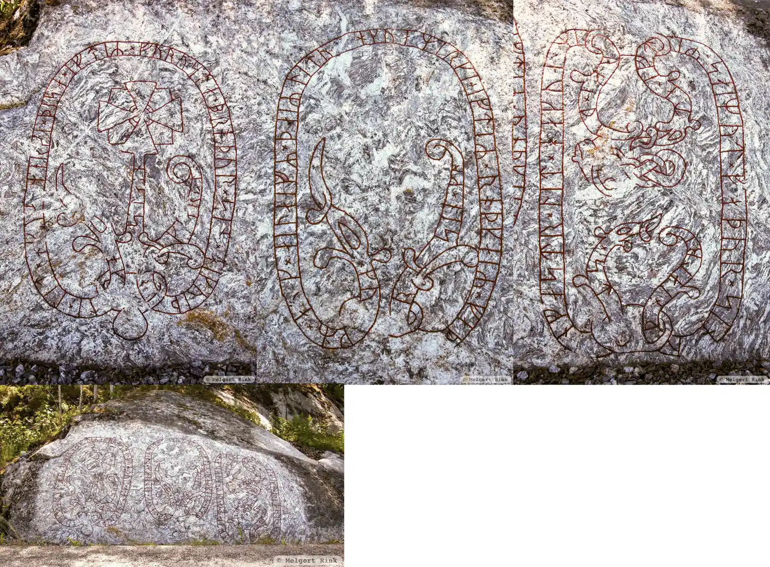 Runic rock inscription Blistahällen, Sö220, L2015:6196 in Sorunda parish, Nynäshamn municipality