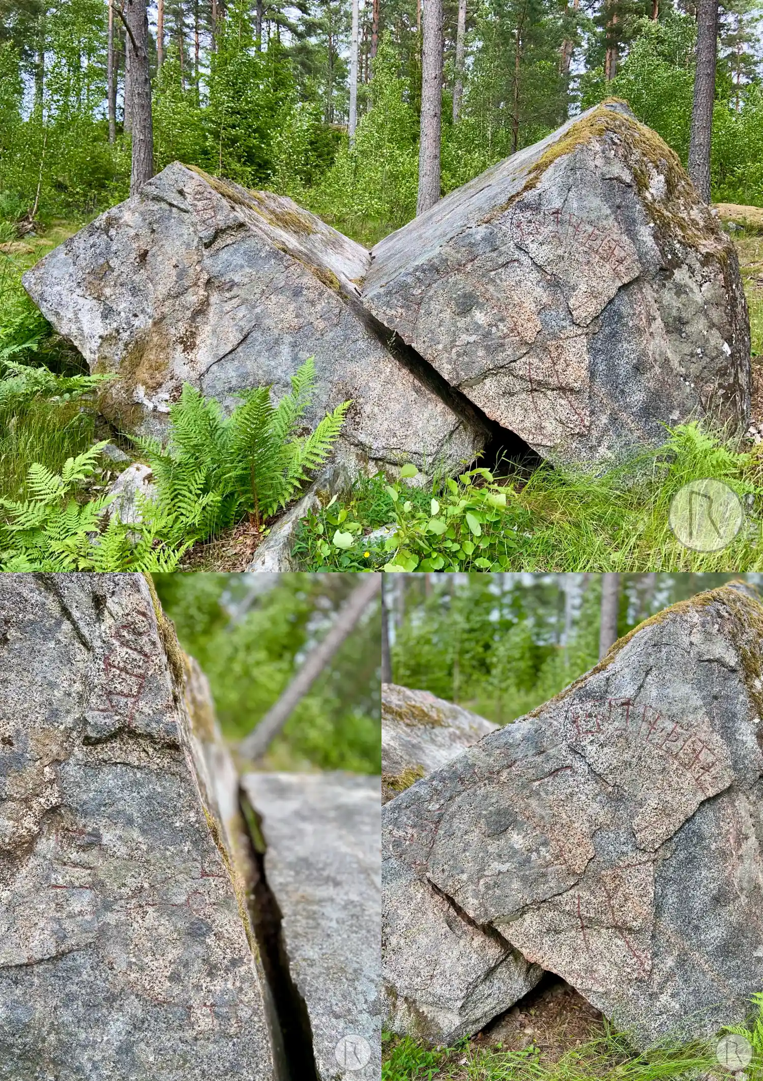 Runic rock inscription Sö199, L1983:2577 in Ytterselö parish, Strängnäs municipality