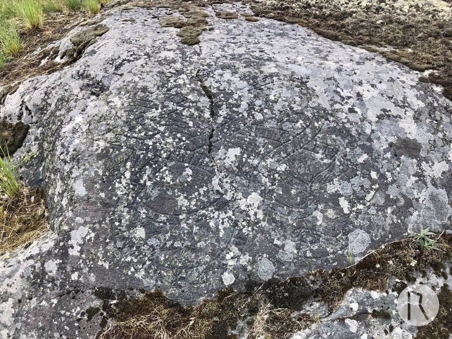 Runic rock inscription U210, L2017:2752 in Angarn parish, Vallentuna municipality