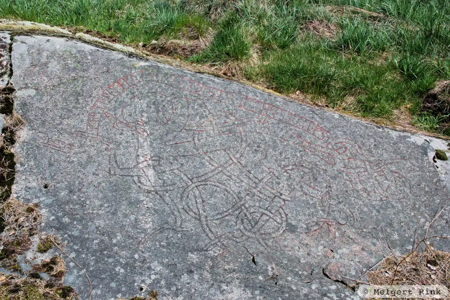 Runic rock inscription U251, L2014:2464 in Vallentuna parish, Vallentuna municipality