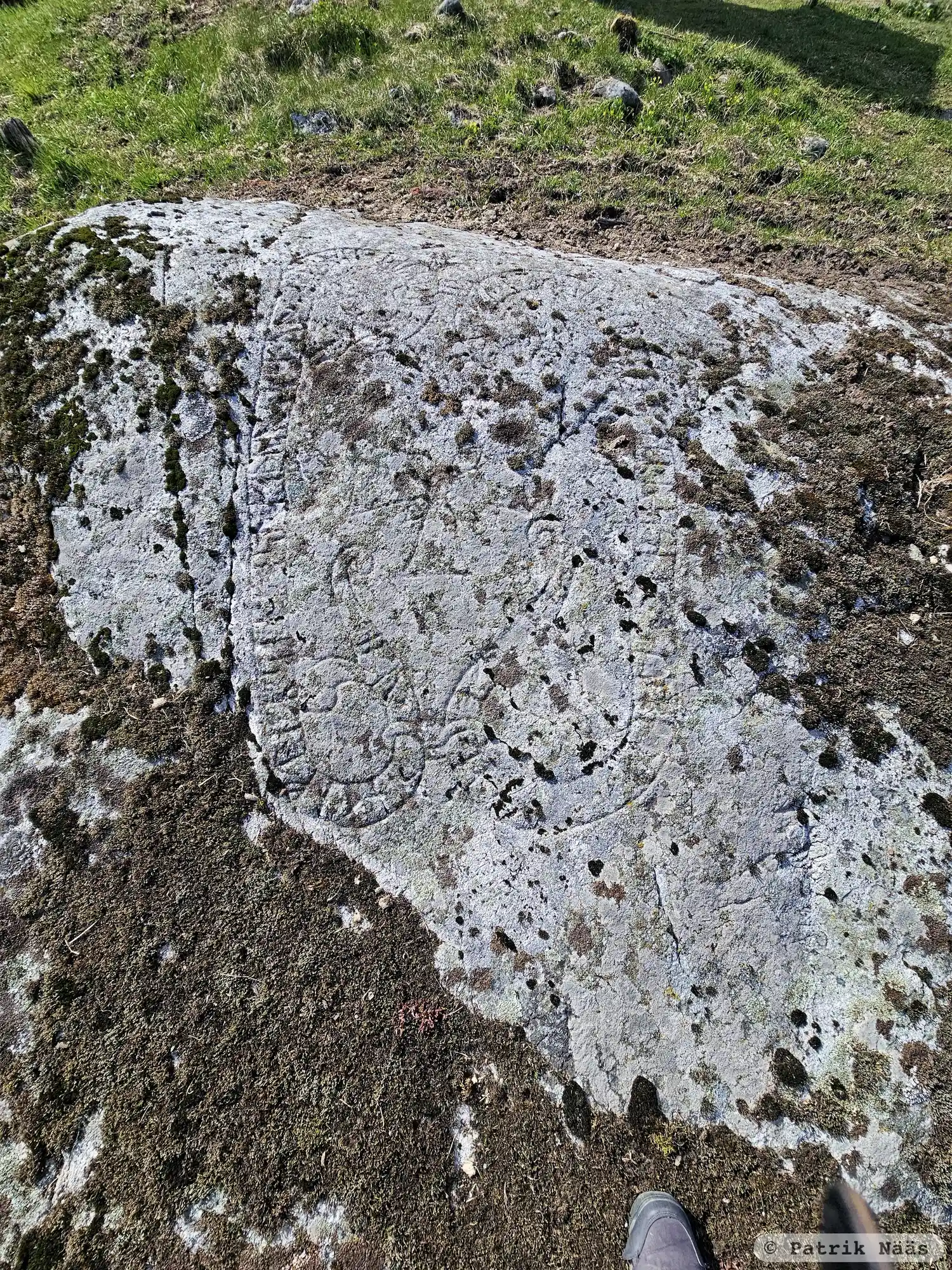 Runic rock inscription U331, L2016:6983 in Markim parish, Vallentuna municipality