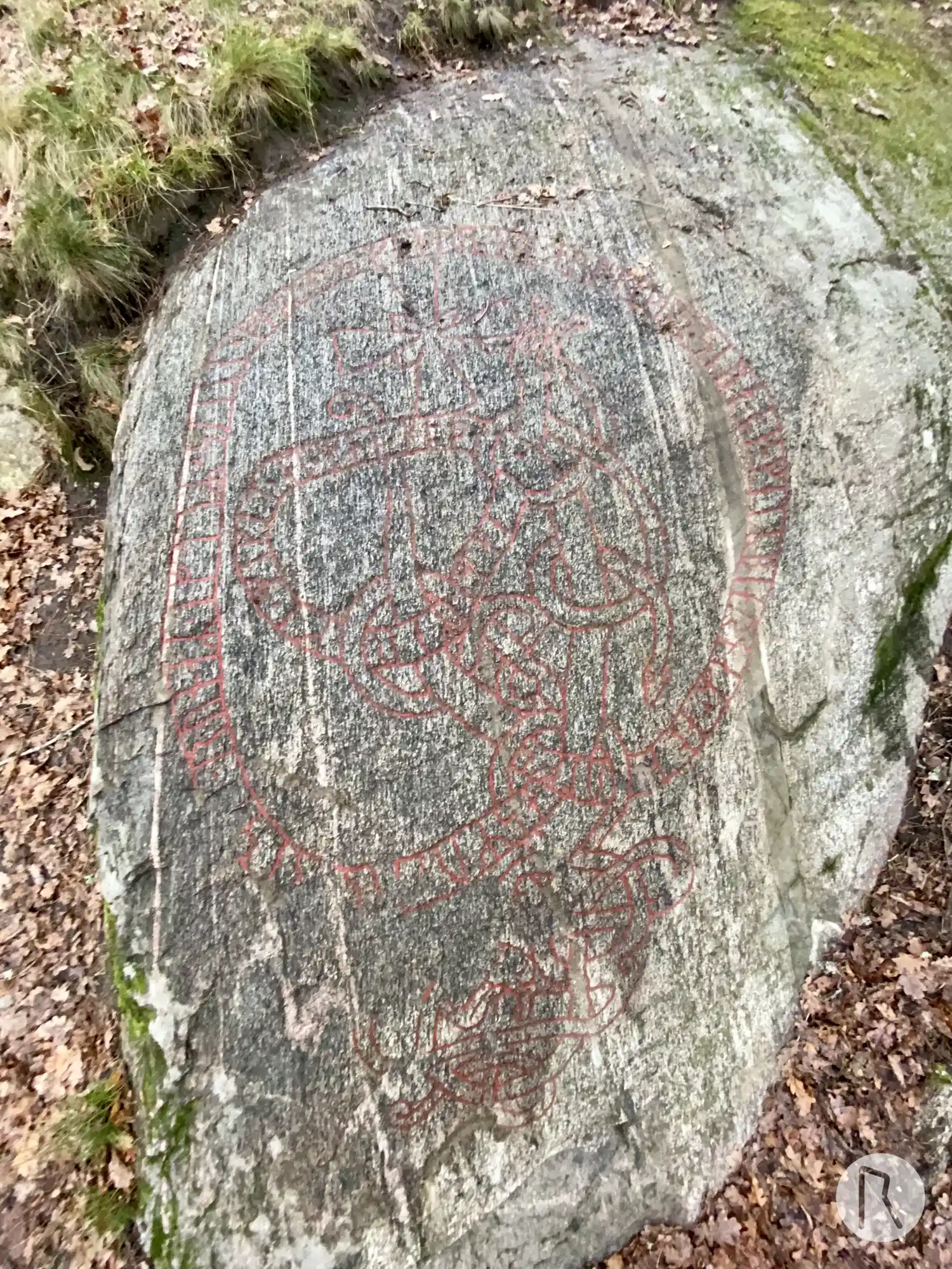 Runic rock inscription UFv1986;84, L2016:5144 in Lidingö parish, Lidingö municipality