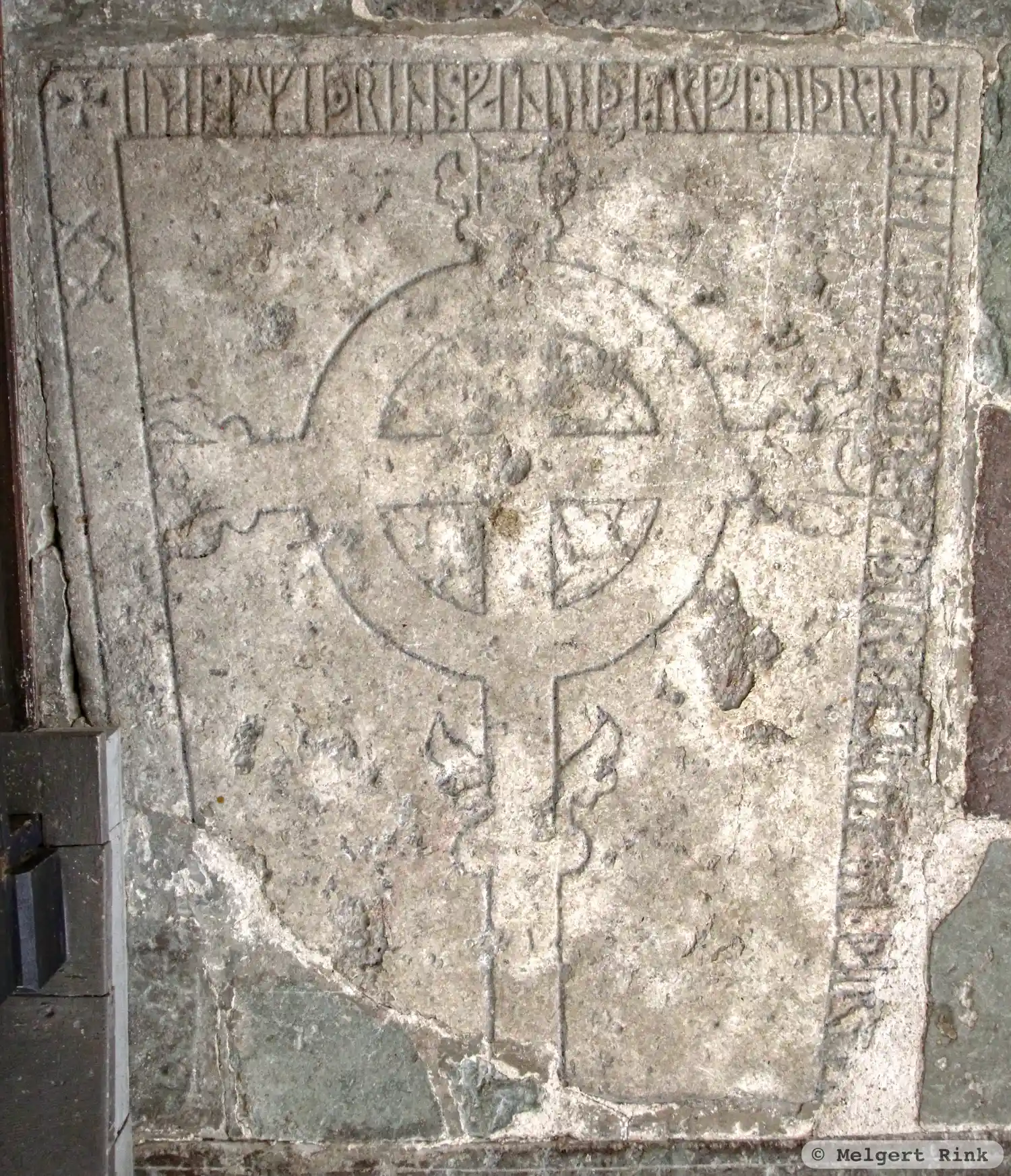 Runic inscription G166, L1976:512 in Klinte parish, Gotland municipality