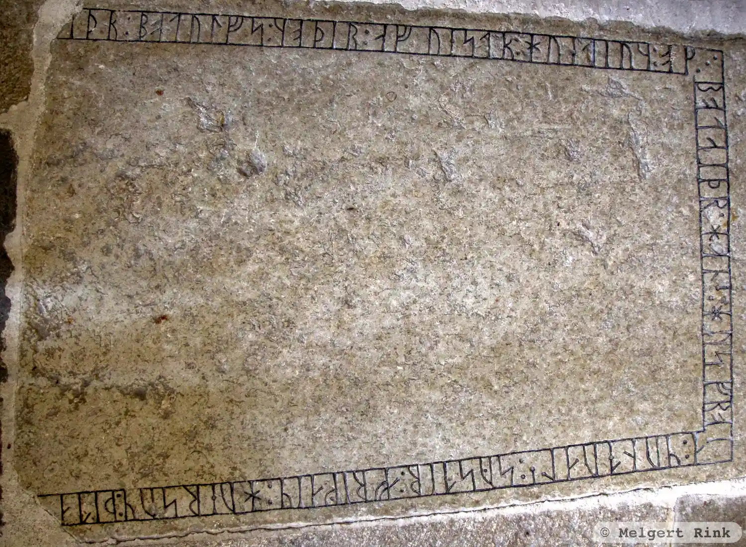 Runic inscription in grave context G173, L1975:1339 in Väte parish, Gotland municipality