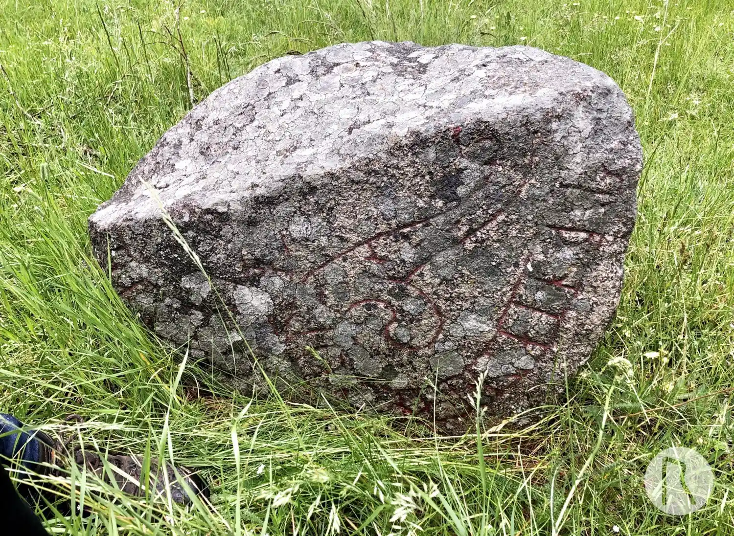 Runic inscription U96, L2015:5417 in Sollentuna parish, Sollentuna municipality