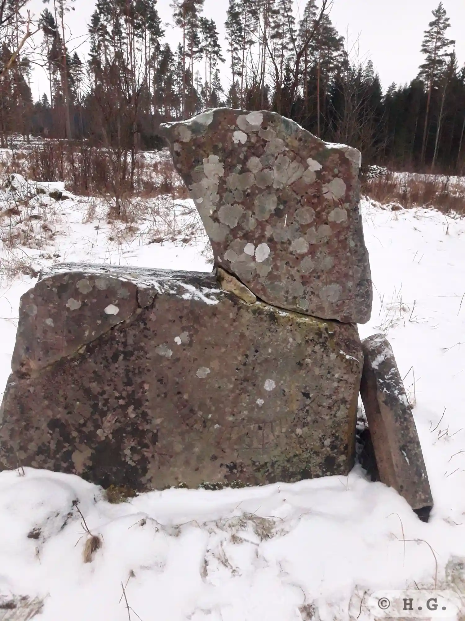 Rune-stone Bornöstenen, Sö303, L2015:2318 in Salem parish, Salem municipality