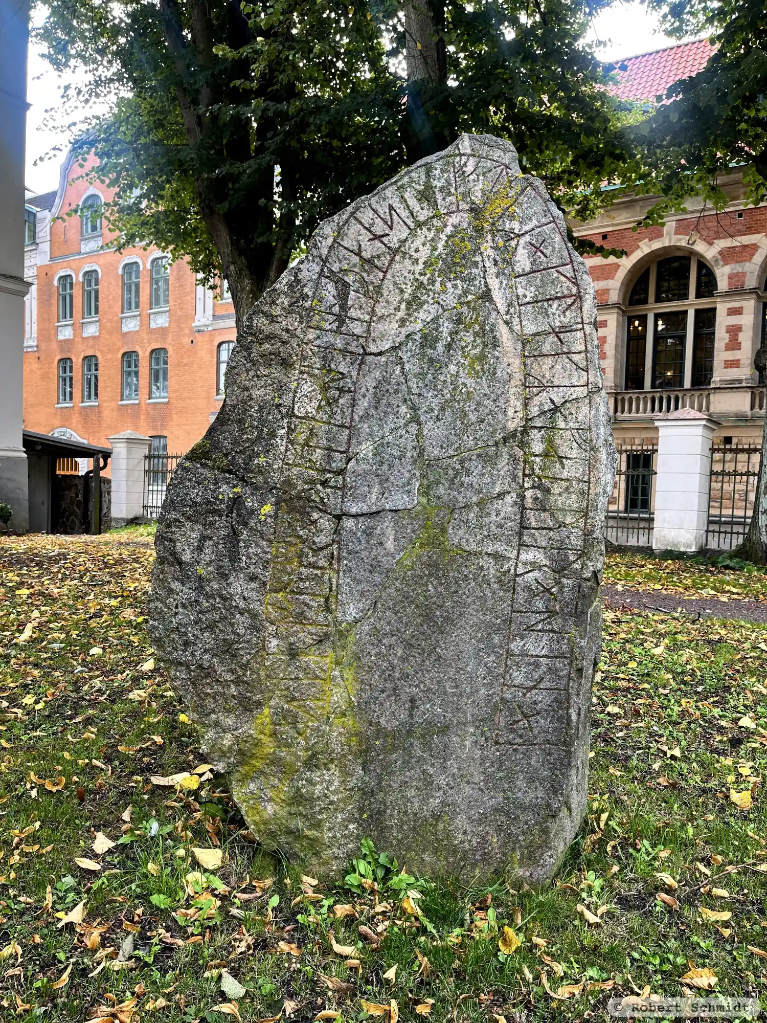 Rune-stone Dagstorpsstenen, DR325, L1988:5314 in Lund parish, Lund municipality