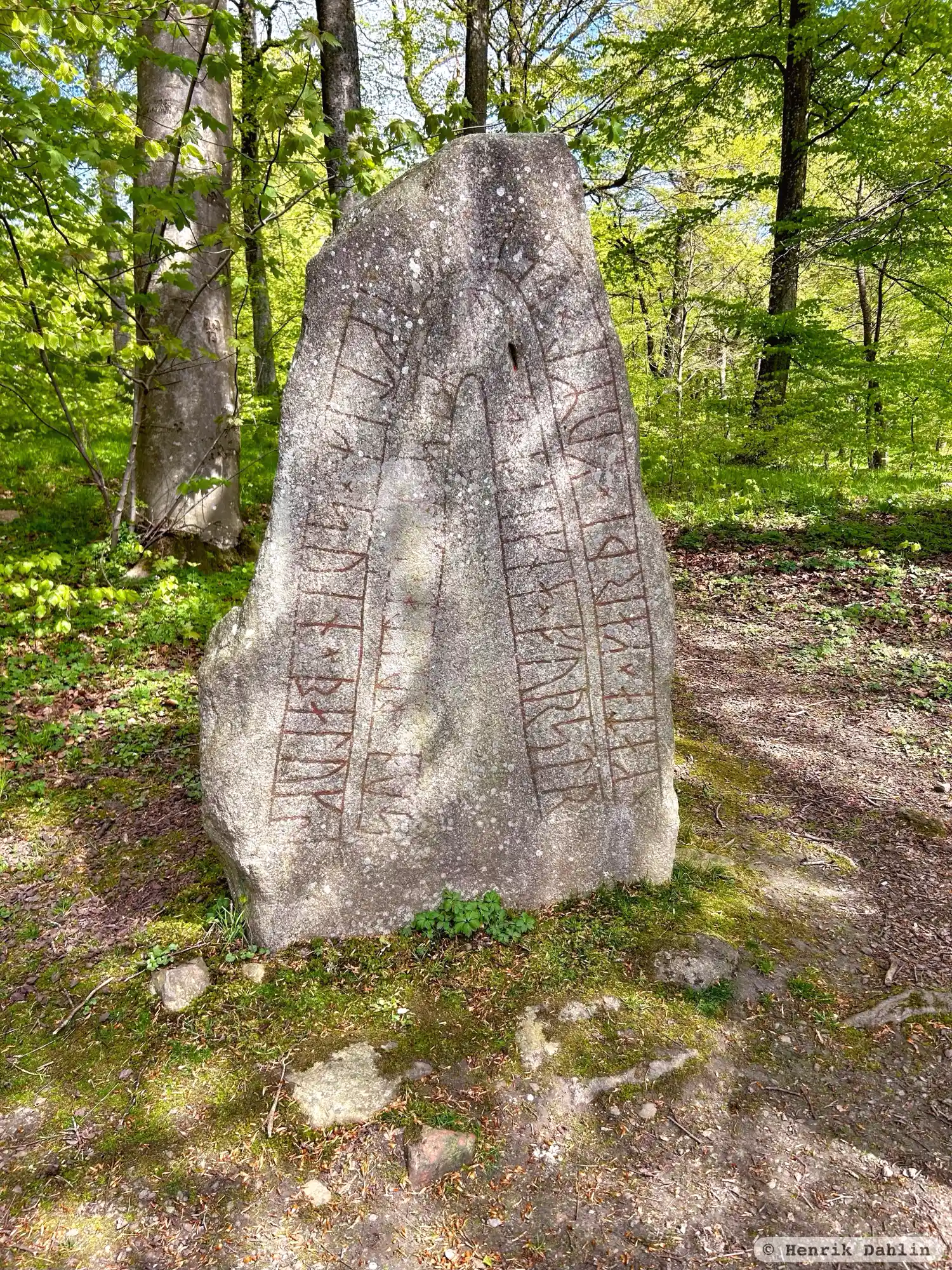 Rune-stone DR277, L1989:8055 in Villie parish, Skurup municipality