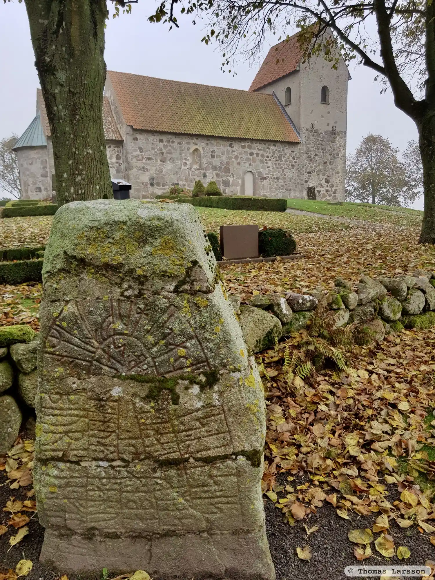 Rune-stone DR279, L1988:6269 in Sjörup parish, Ystad municipality