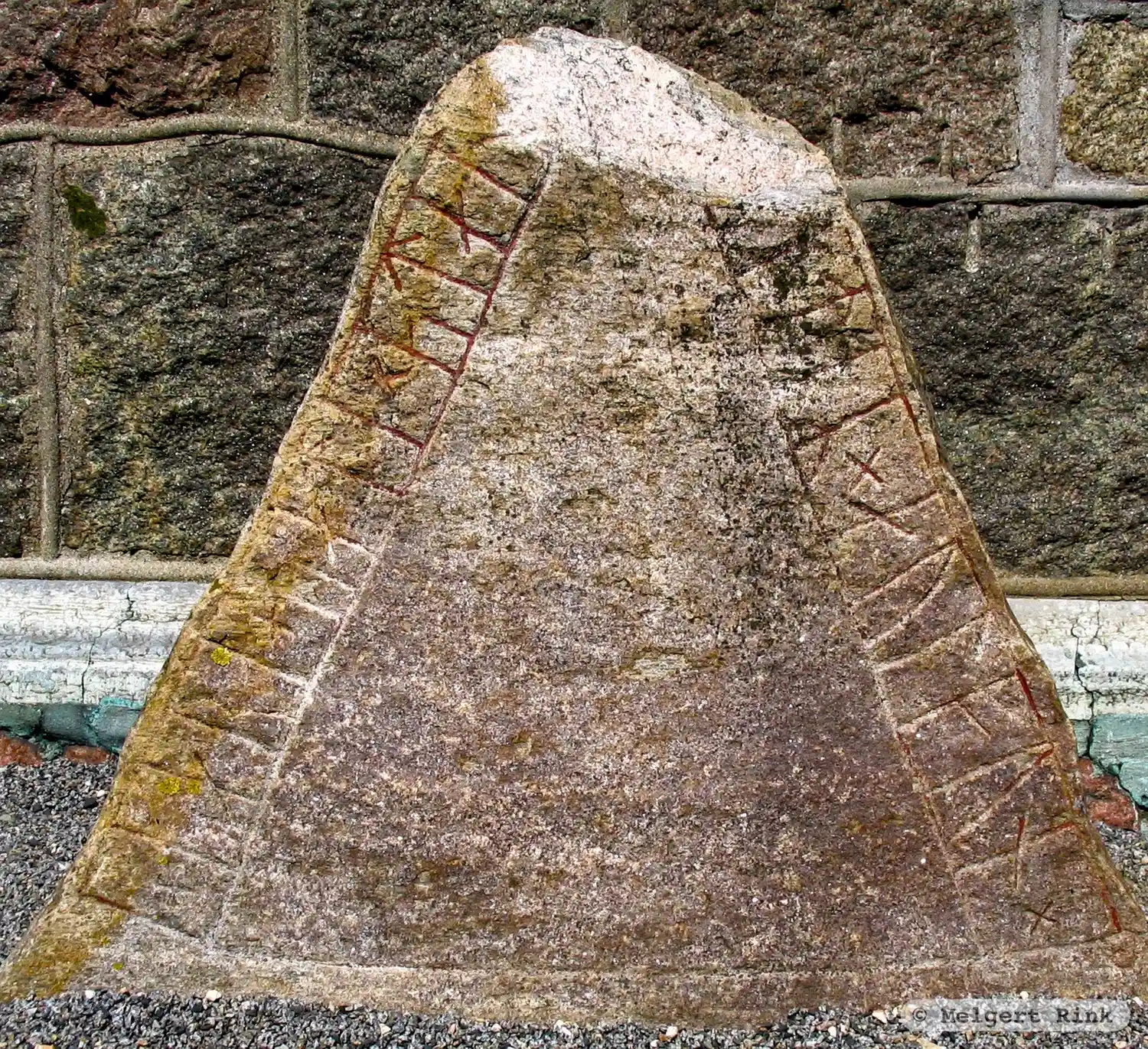 Rune-stone DR287, L1988:684 in Bjäresjö parish, Ystad municipality