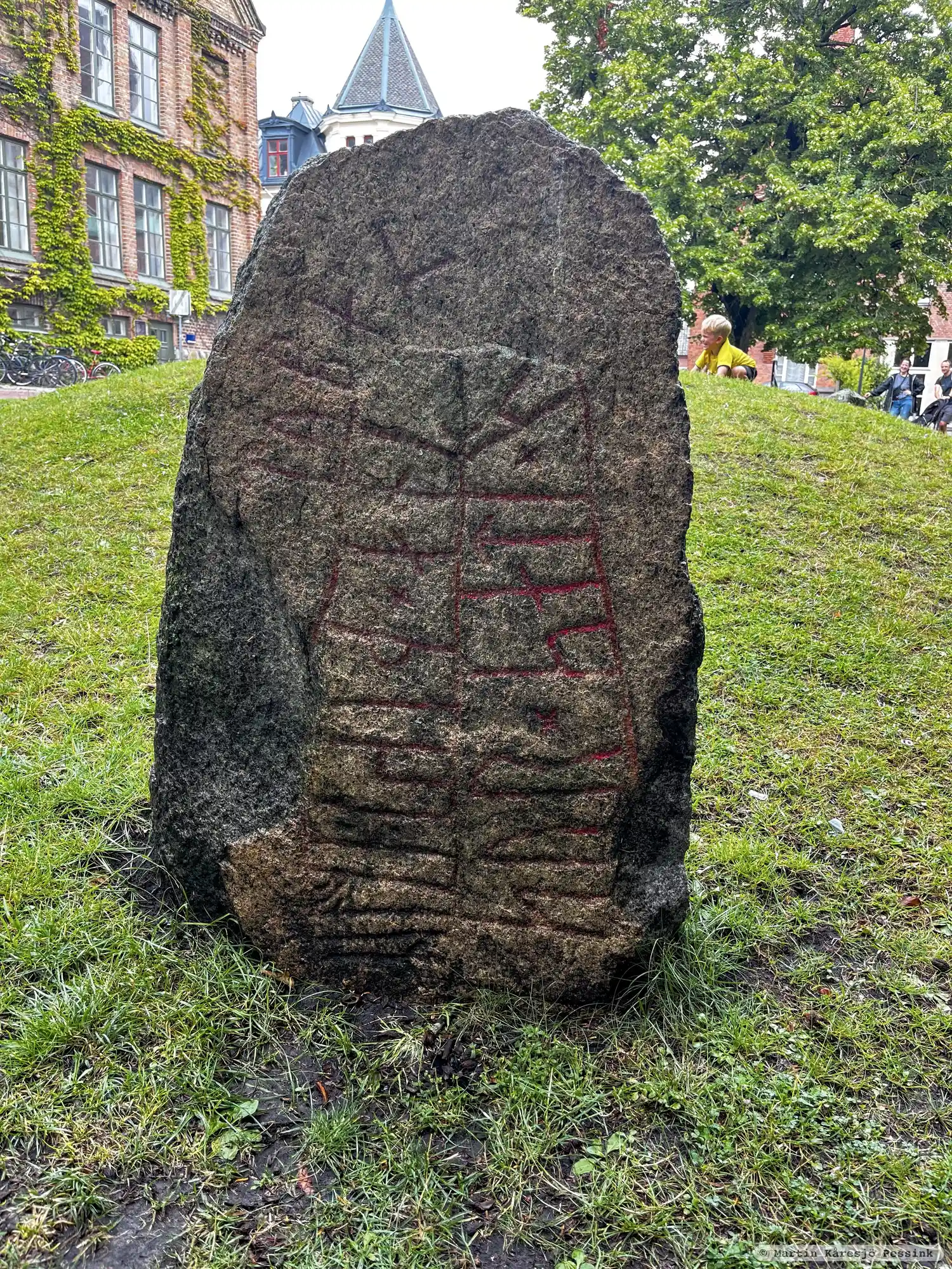 Rune-stone DR331, L1988:5244 in Lund parish, Lund municipality