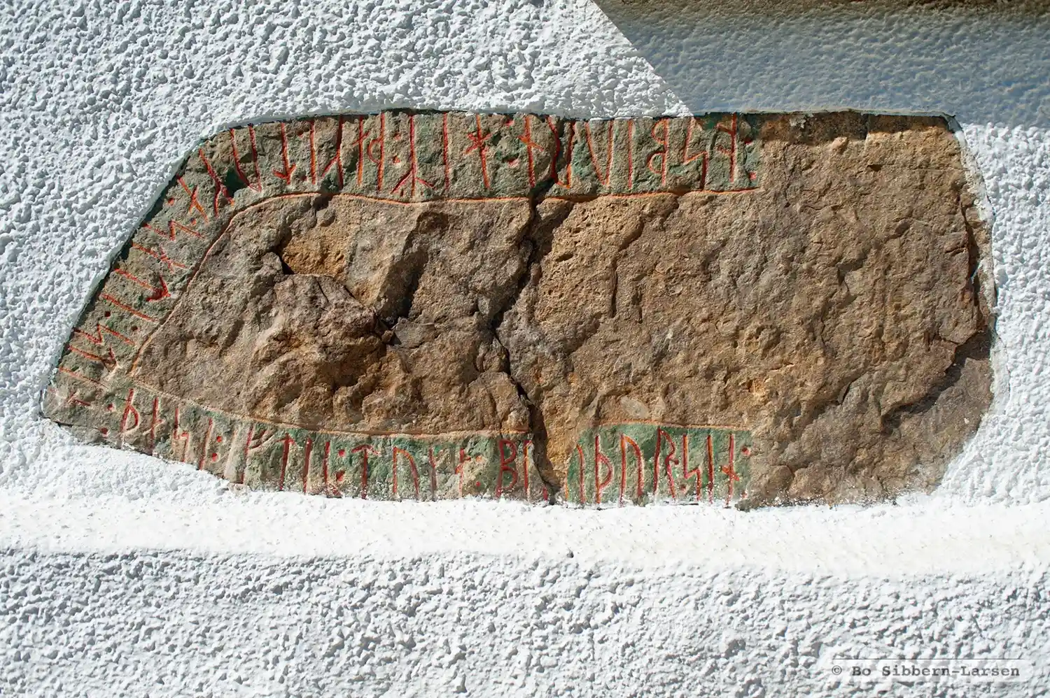 Rune-stone Hällestadsstenarna, DR297, L1989:8973 in Hällestad parish, Lund municipality