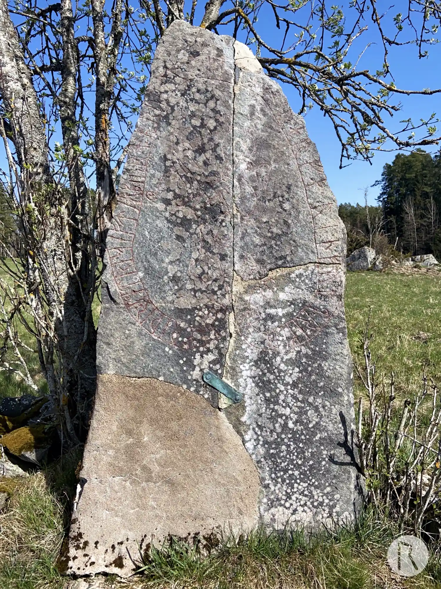 Rune-stone Nä29, L1981:3308 in Glanshammar parish, Örebro municipality