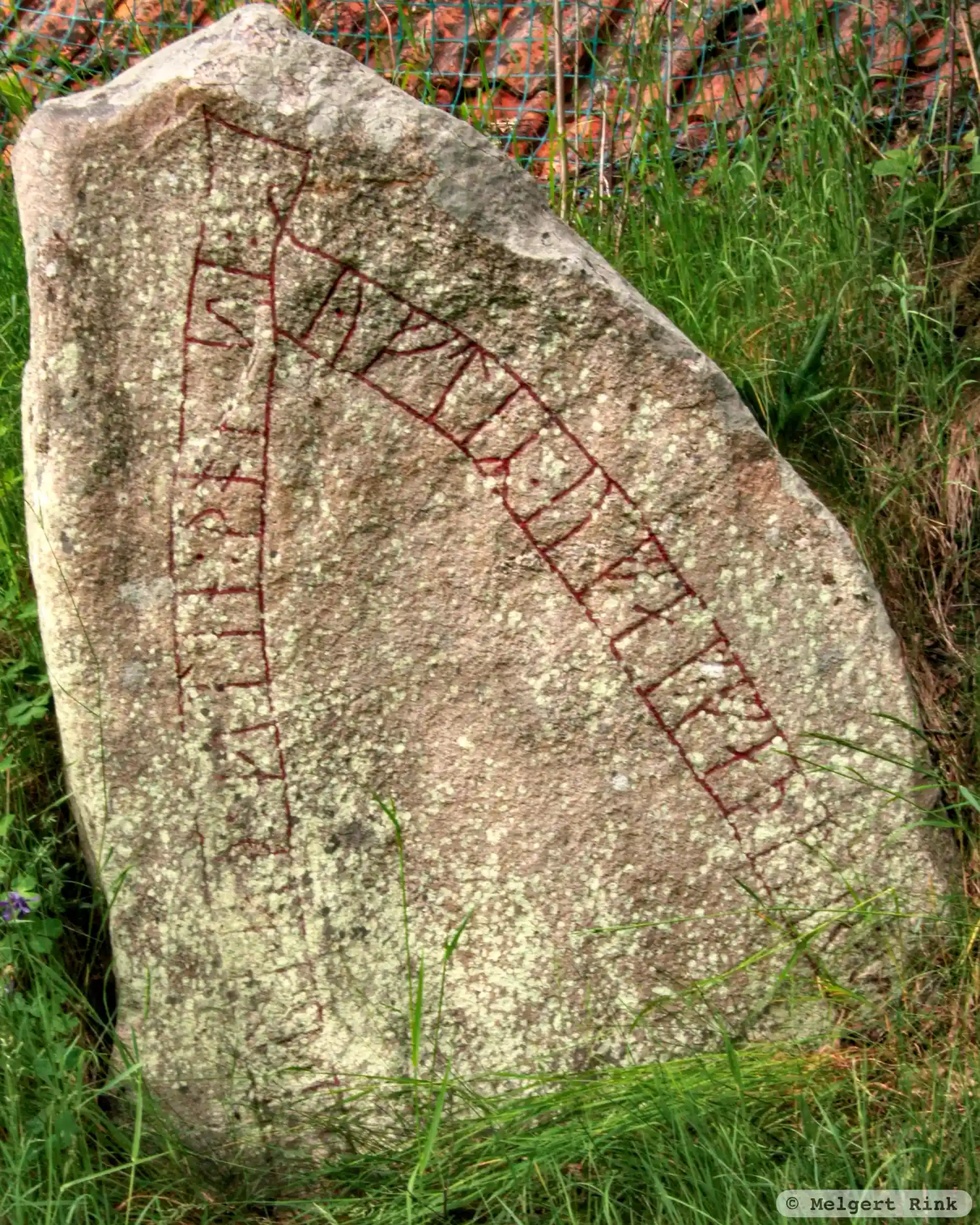 Runenstein Ög208, L2011:9717 in Sjögestad kirchspiel, Linköping gemeinde