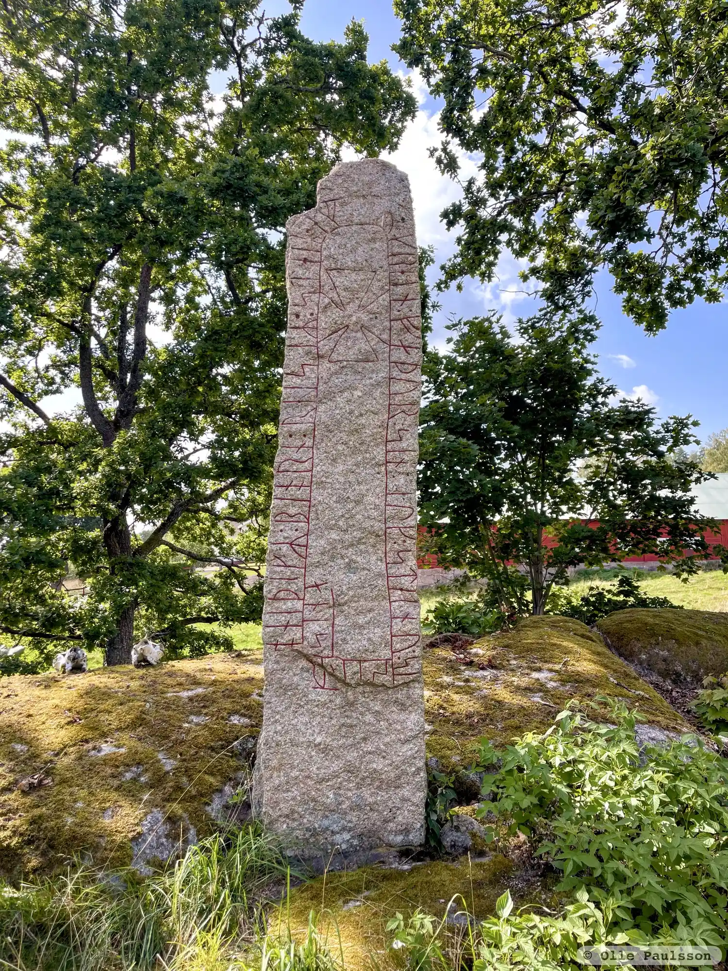 Rune-stone Ög217, L2010:3784 in Sund parish, Ydre municipality