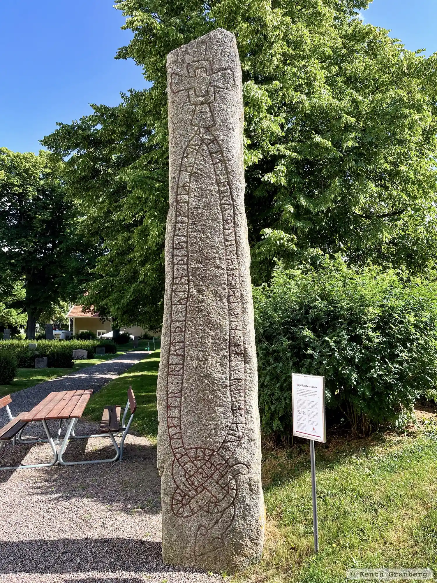 Rune-stone Ög66, L2012:3398 in Bjälbo parish, Mjölby municipality