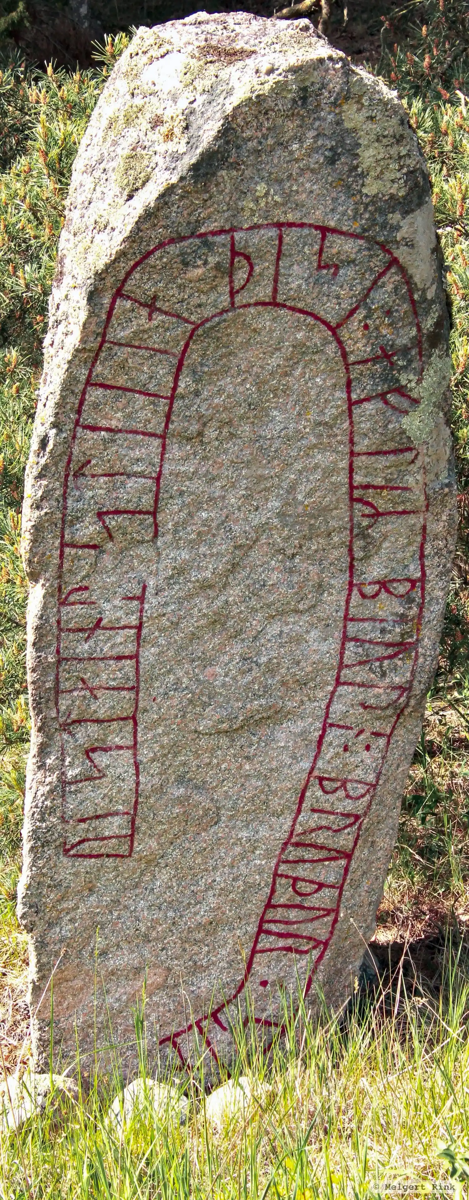 Rune-stone ÖgNOR1994;27, L2011:6015 in Skärkind parish, Norrköping municipality