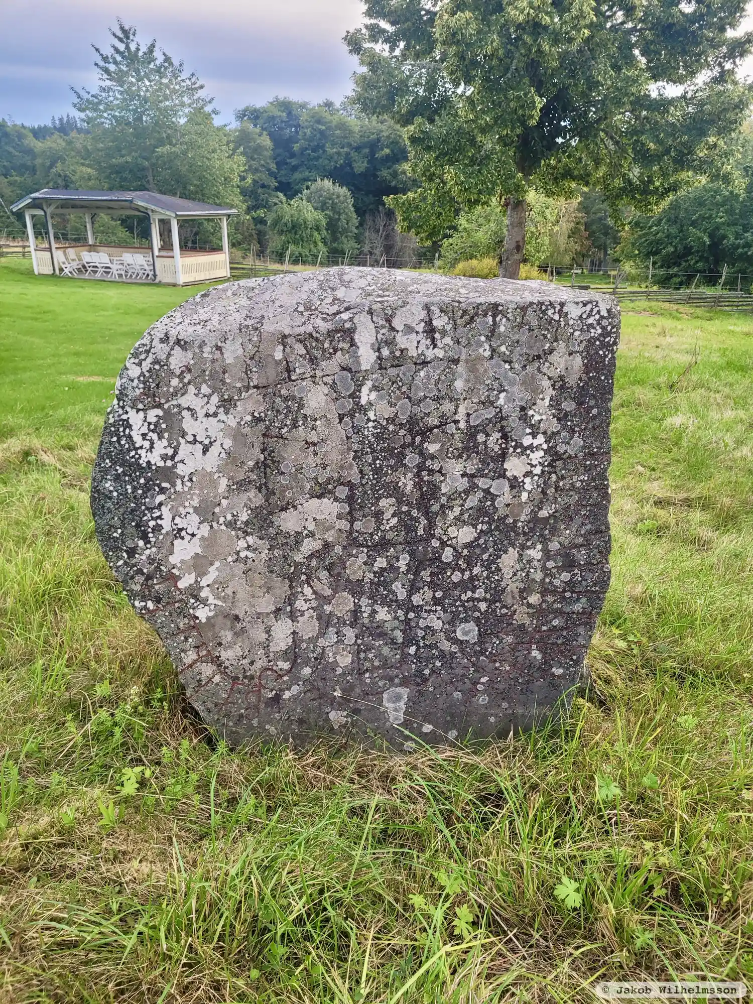 Rune-stone Sm113, L1973:9667 in Vetlanda parish, Vetlanda municipality