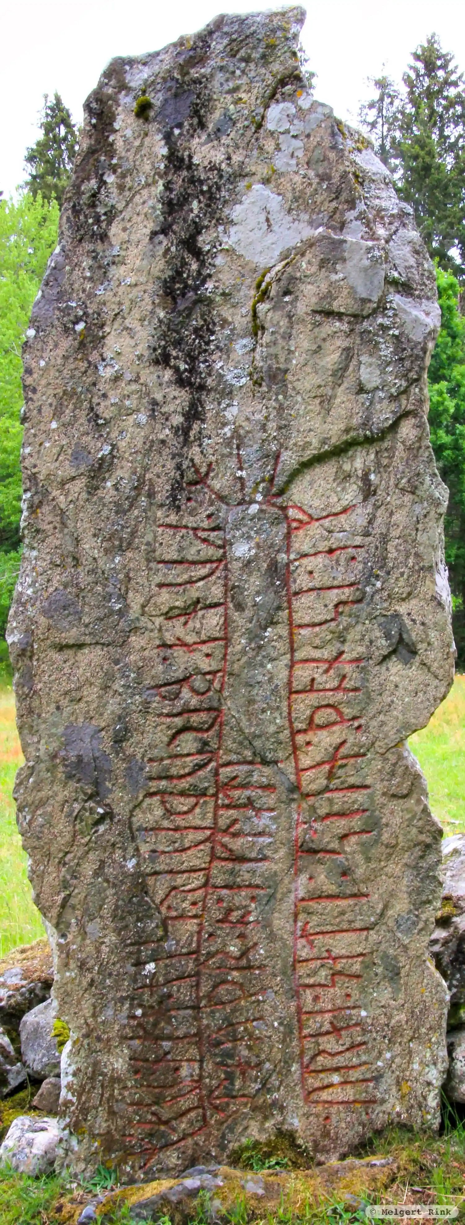 Rune-stone Sm77, L1970:3871 in Sävsjö parish, Sävsjö municipality