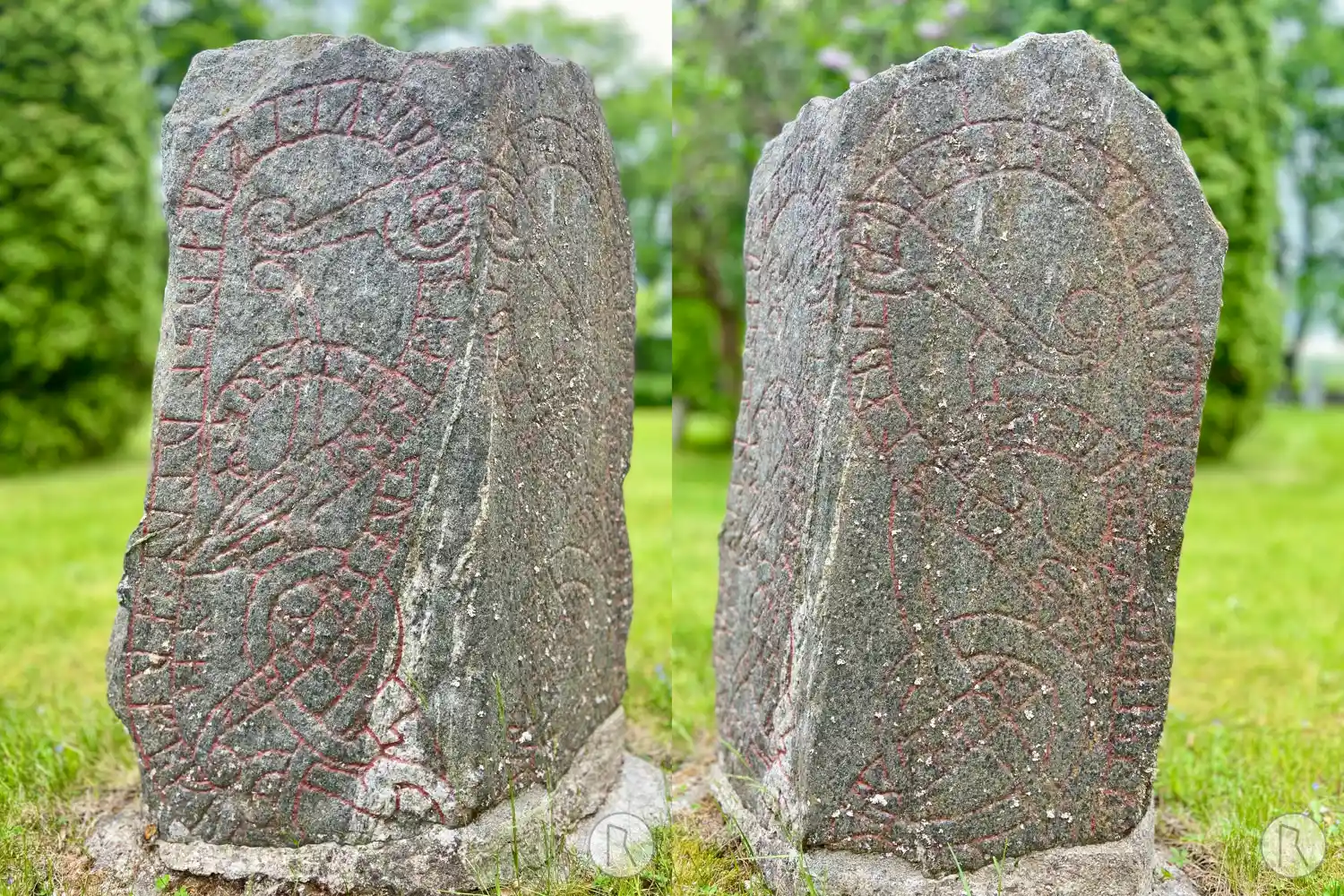 Runenstein Sö208, L1983:8791 in Överselö kirchspiel, Strängnäs gemeinde