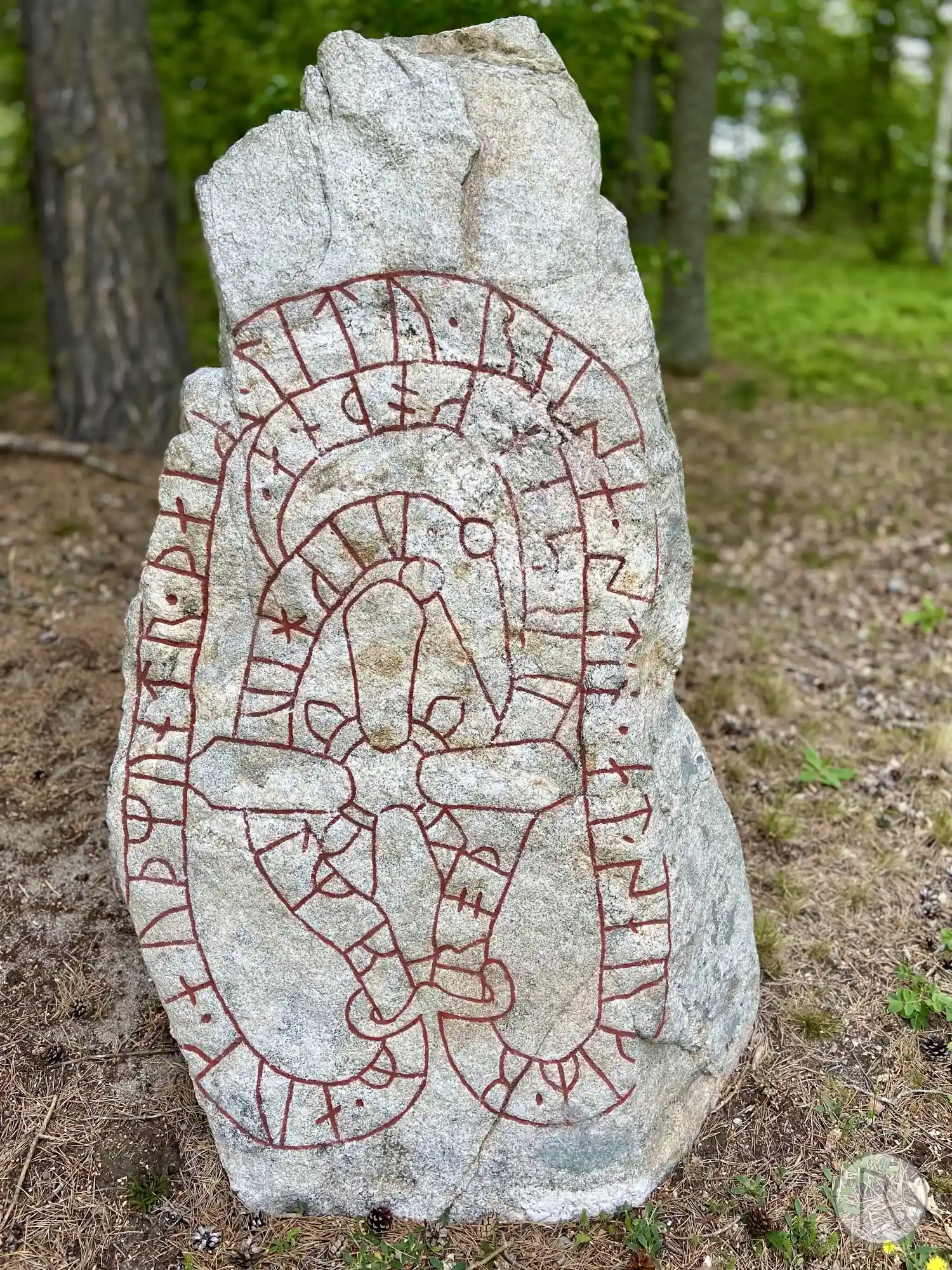 Rune-stone Sö209, L1983:9129 in Överselö parish, Strängnäs municipality
