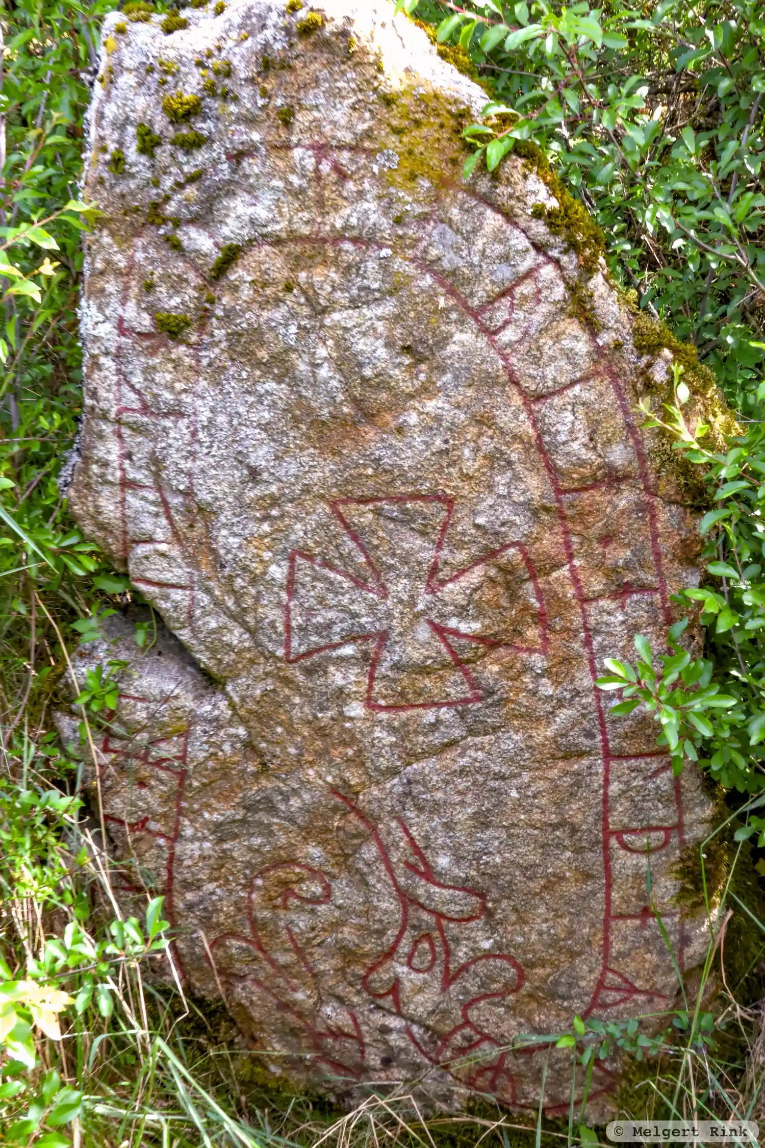 Rune-stone Sö225, L2015:6615 in Sorunda parish, Nynäshamn municipality