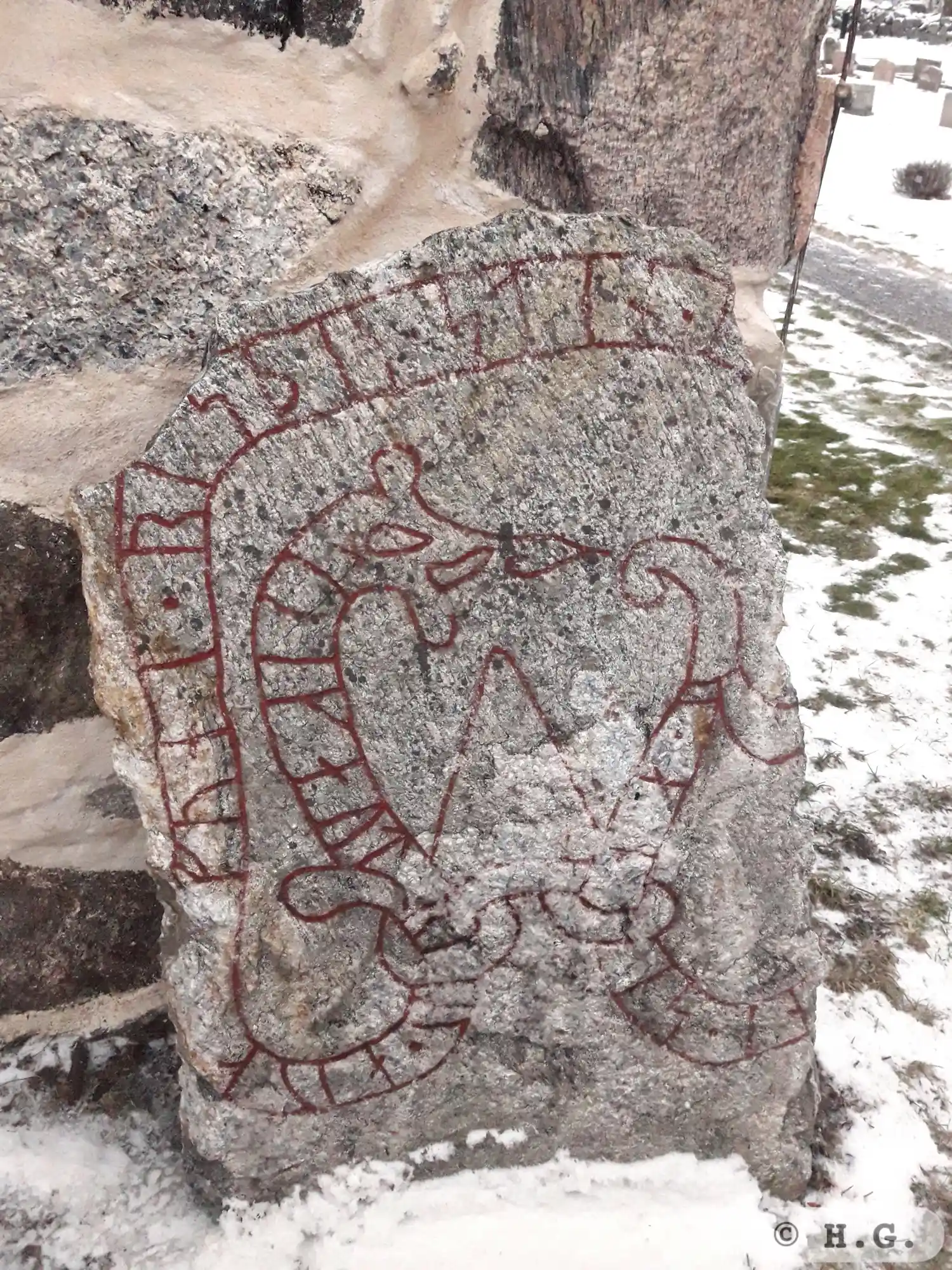 Rune-stone Sö285, L2017:2015 in Botkyrka parish, Botkyrka municipality