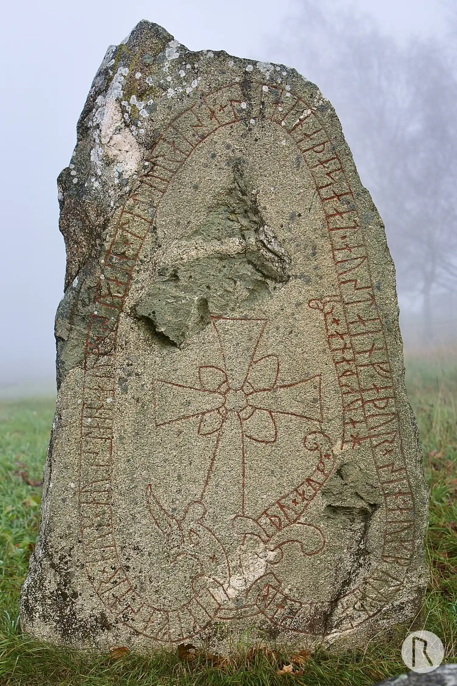 Rune-stone U135, L2015:9700 in Täby parish, Täby municipality