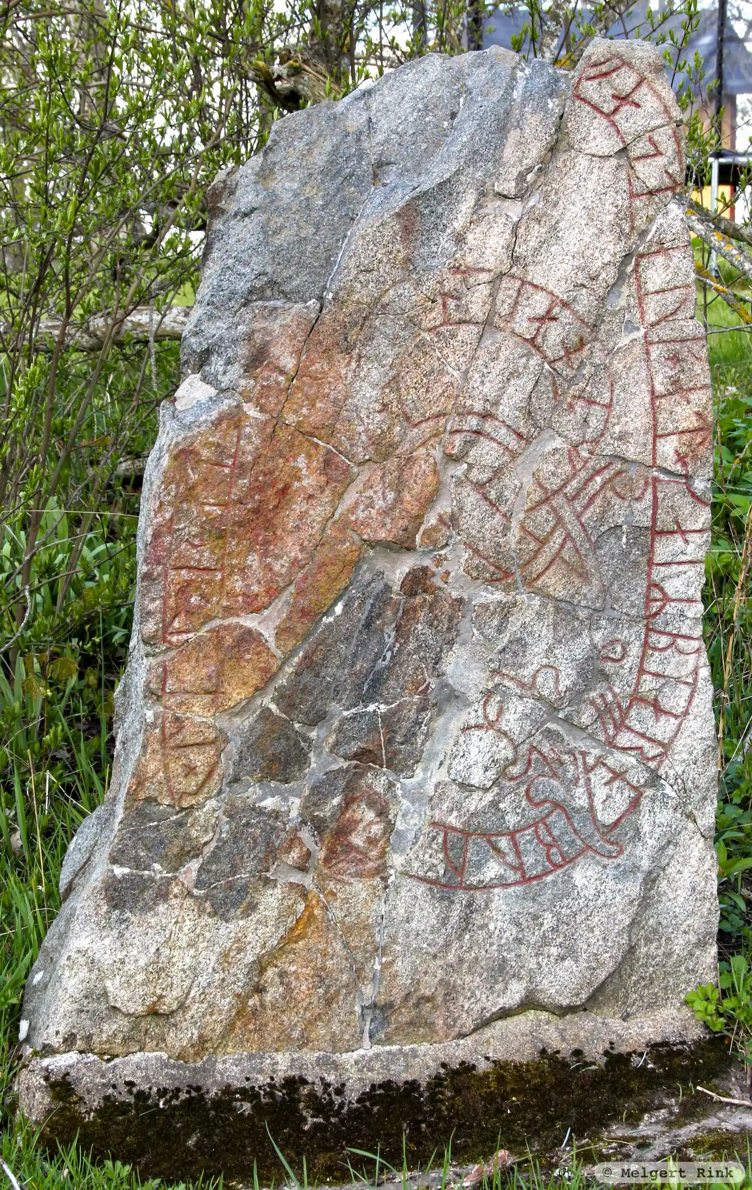 Rune-stone U154, L2014:682 in Täby parish, Täby municipality