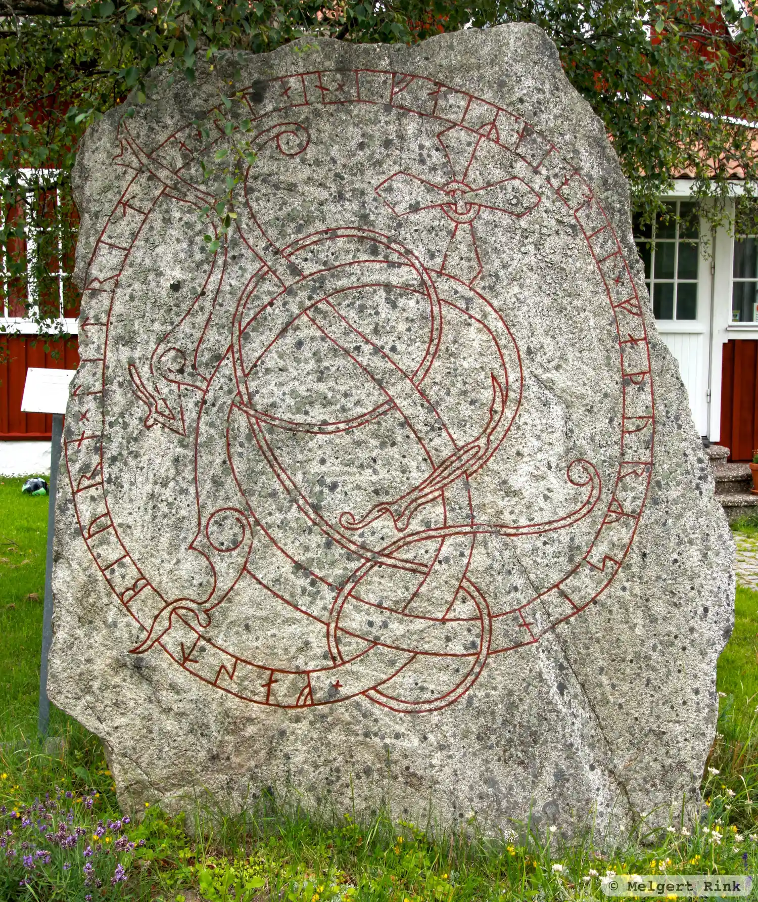 Rune-stone U190, L2014:3518 in Össeby-Garn parish, Vallentuna municipality