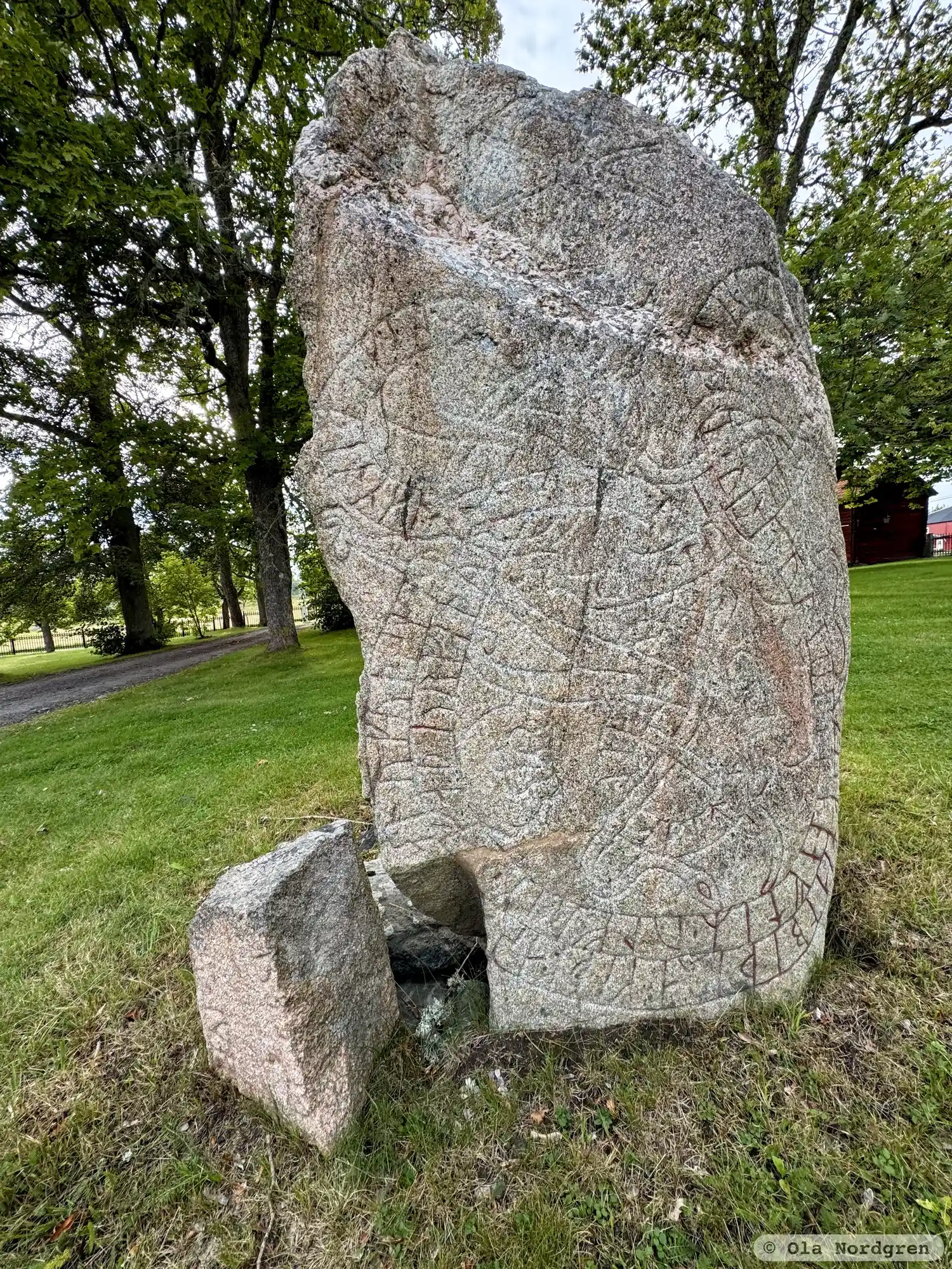 Rune-stone U241, L2014:2114 in Vallentuna parish, Vallentuna municipality