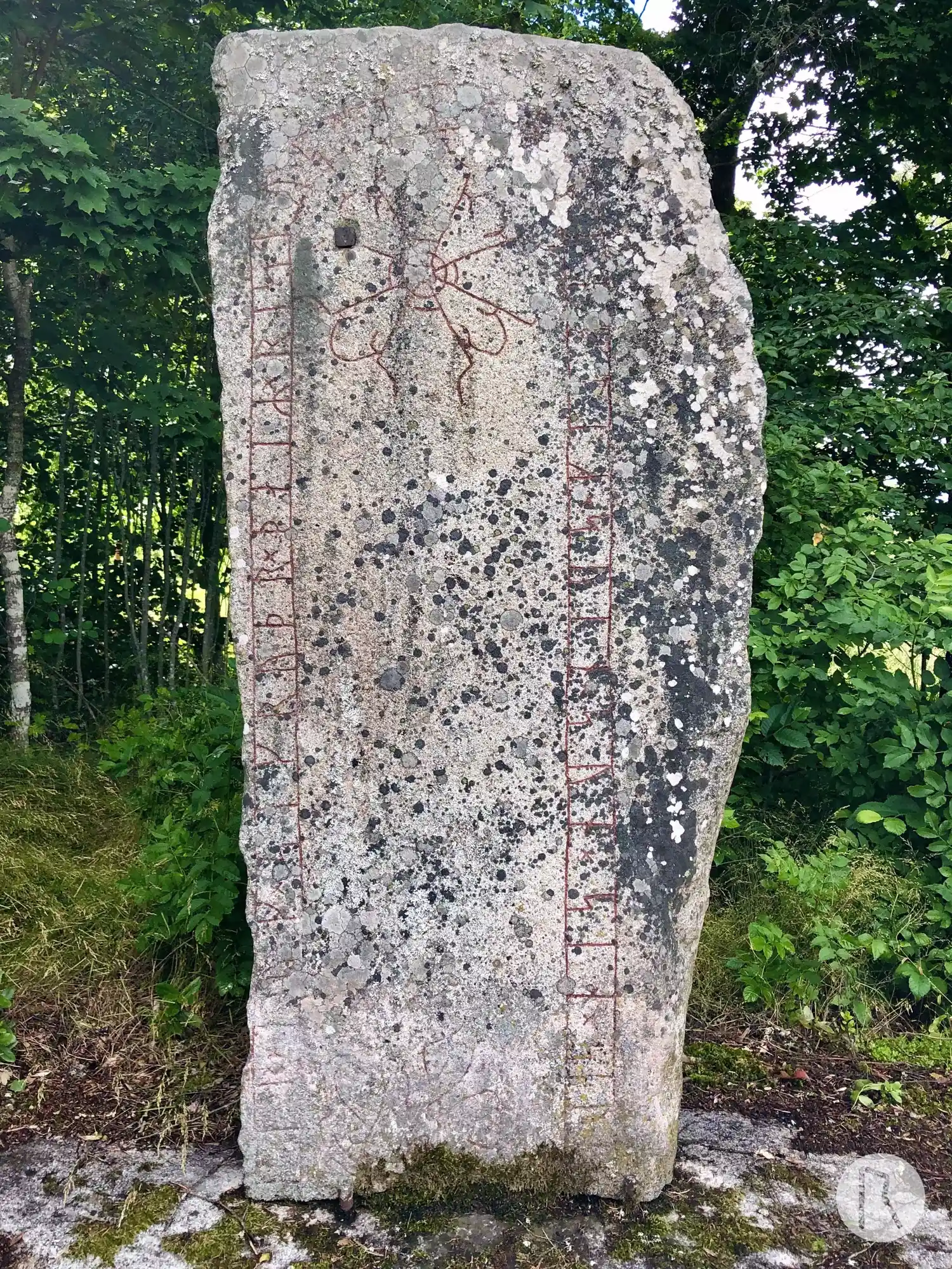 Rune-stone U326, L2016:6914 in Markim parish, Vallentuna municipality