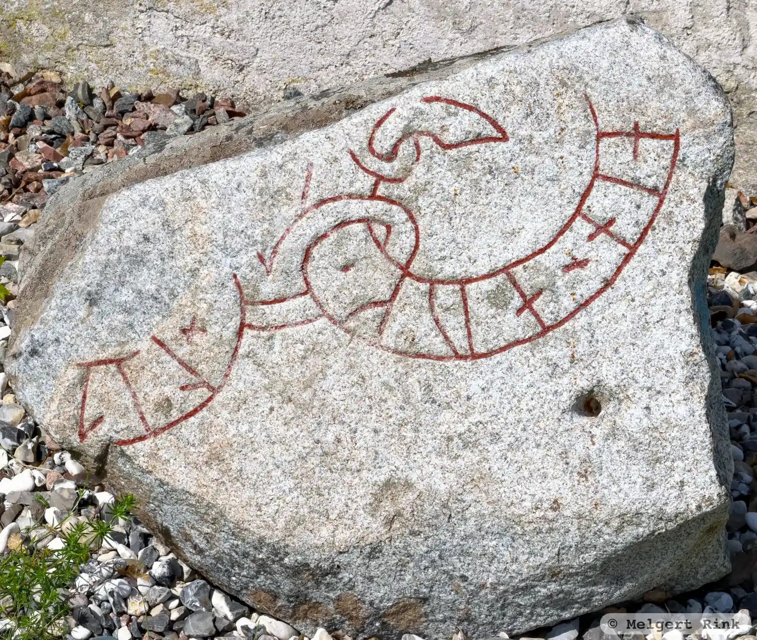 Runenstein U340, L2015:275 in Orkesta kirchspiel, Vallentuna gemeinde