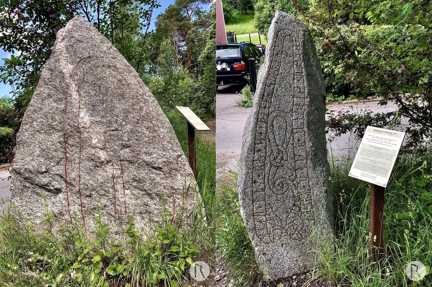 Rune-stone U393, L2015:2362 in Sigtuna parish, Sigtuna municipality