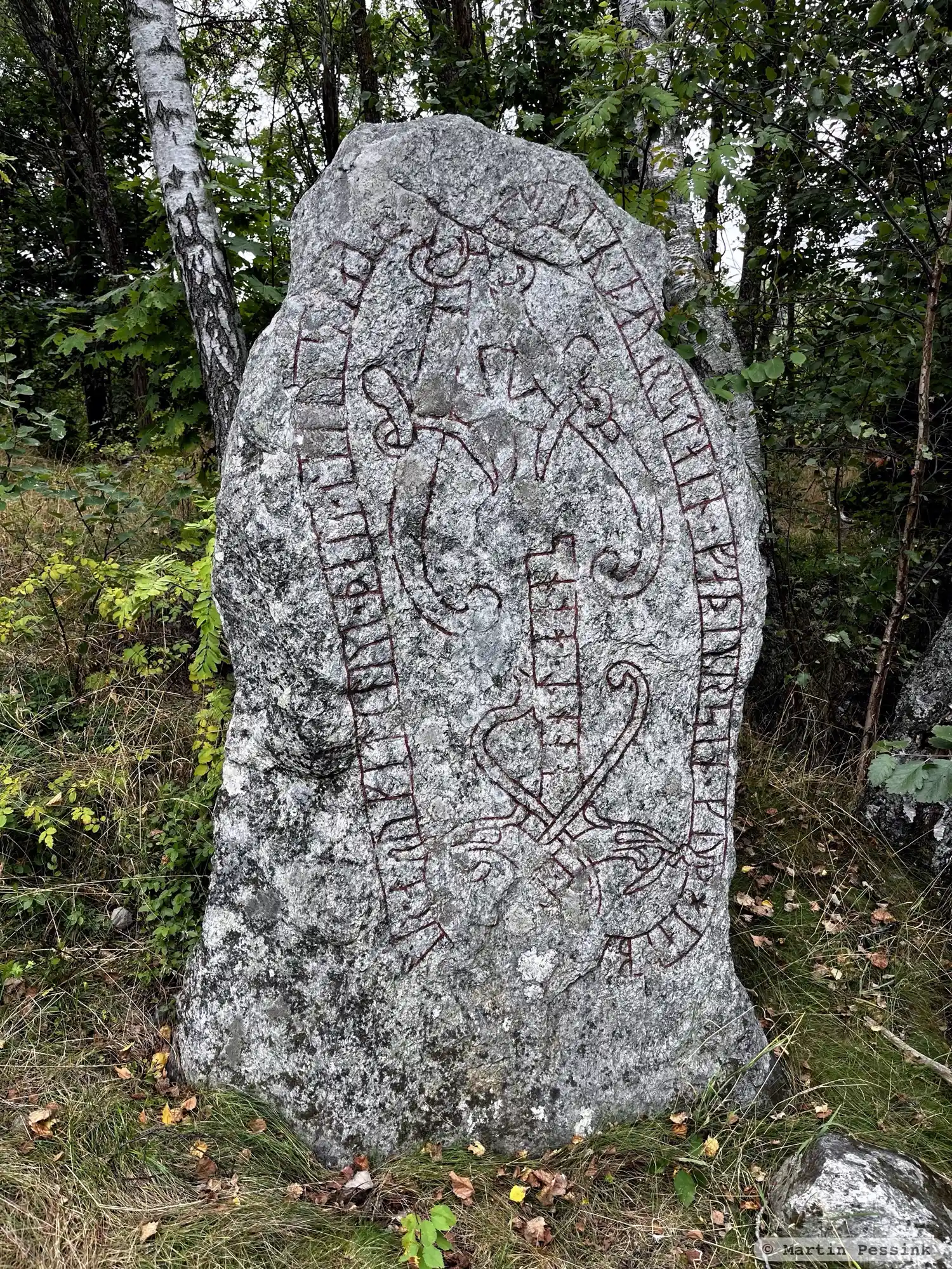 Rune-stone U418, L2012:408 in Norrsunda parish, Sigtuna municipality