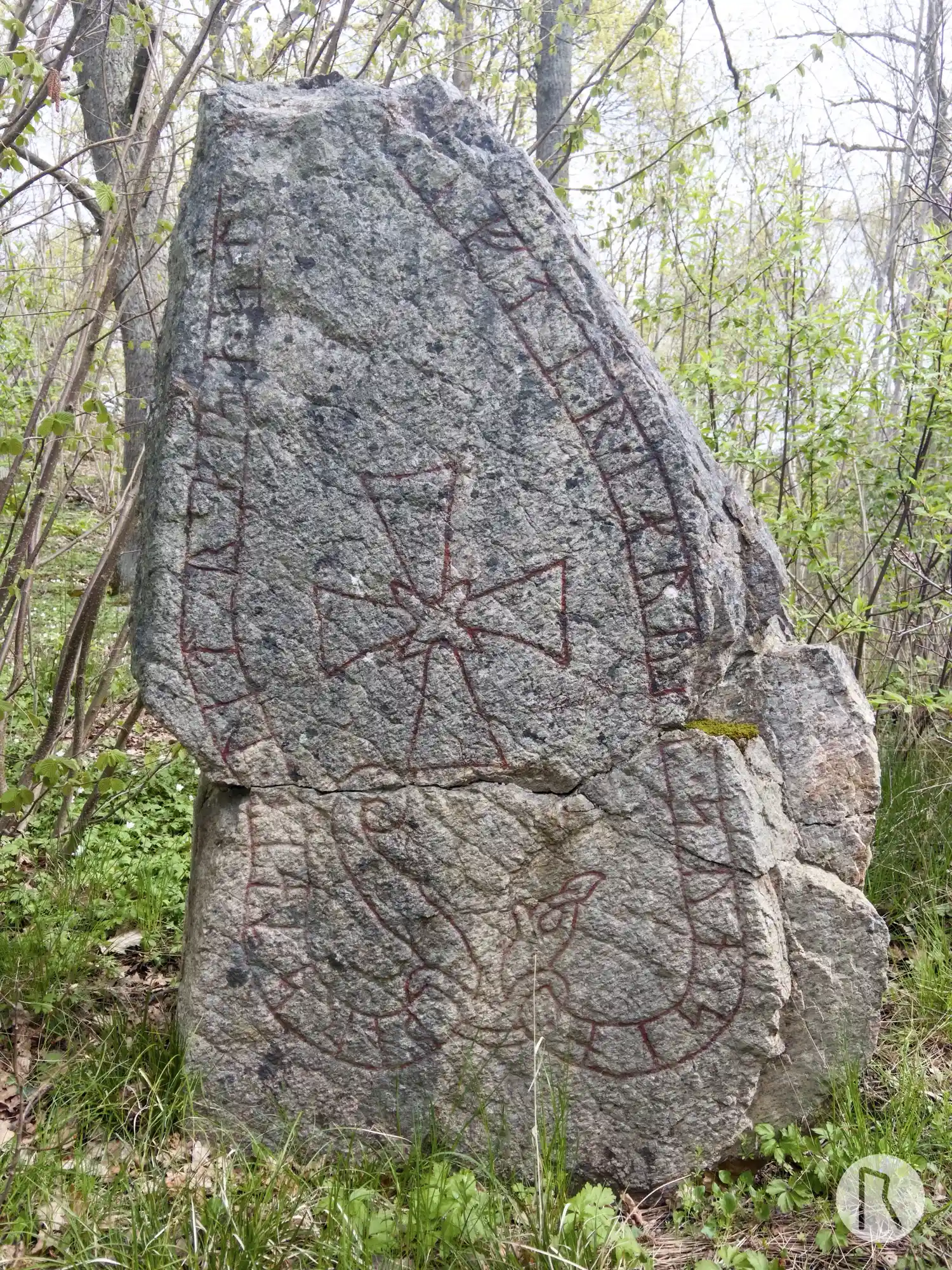 Rune-stone U426, L2016:8058 in Norrsunda parish, Sigtuna municipality