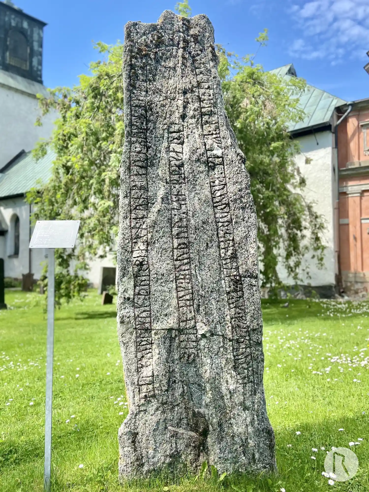 Rune-stone U61, L2014:8067 in Stockholm parish, Stockholm municipality