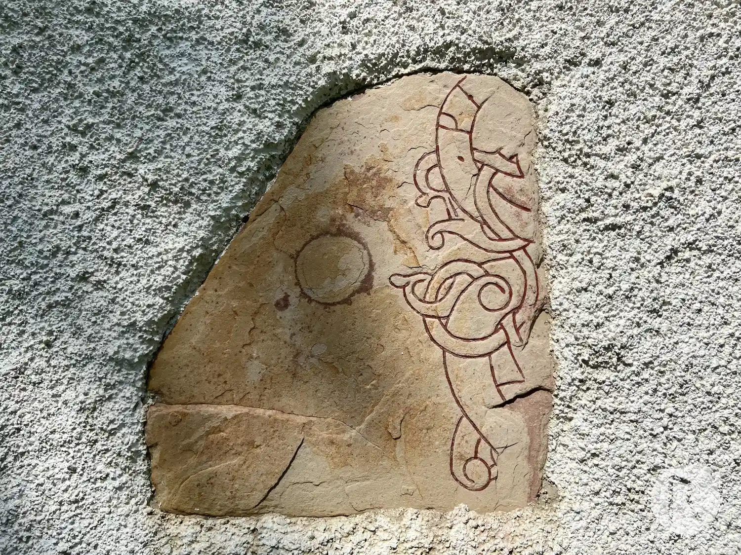 Rune-stone U63, L2014:8066 in Stockholm parish, Stockholm municipality