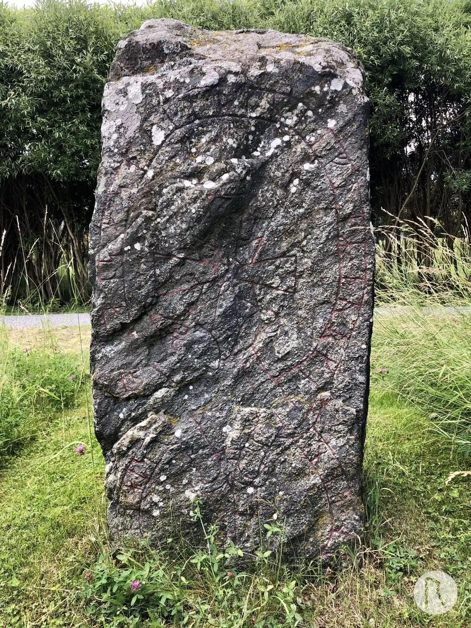 Runenstein U646, L1941:8712 in Yttergran kirchspiel, Håbo gemeinde