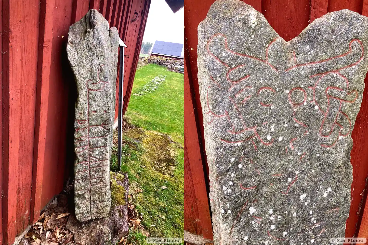 Rune-stone Vg106, L1962:9243 in Leksberg parish, Mariestad municipality