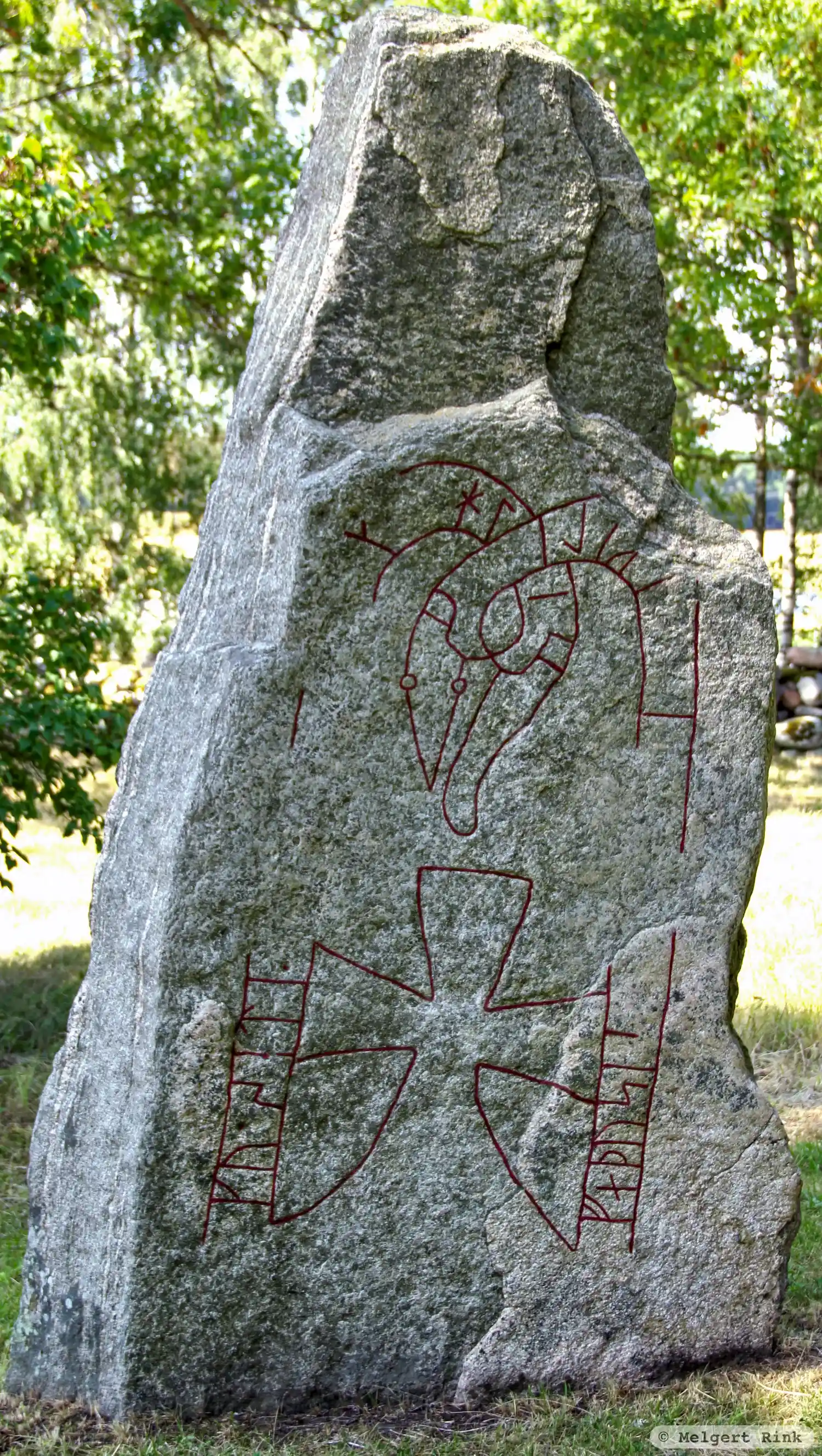 Rune-stone Vg109, L1961:7570 in Täng parish, Grästorp municipality