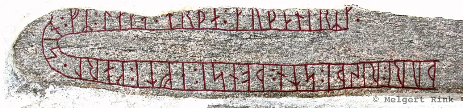 Rune-stone Vg112, L1960:789 in Ås parish, Grästorp municipality