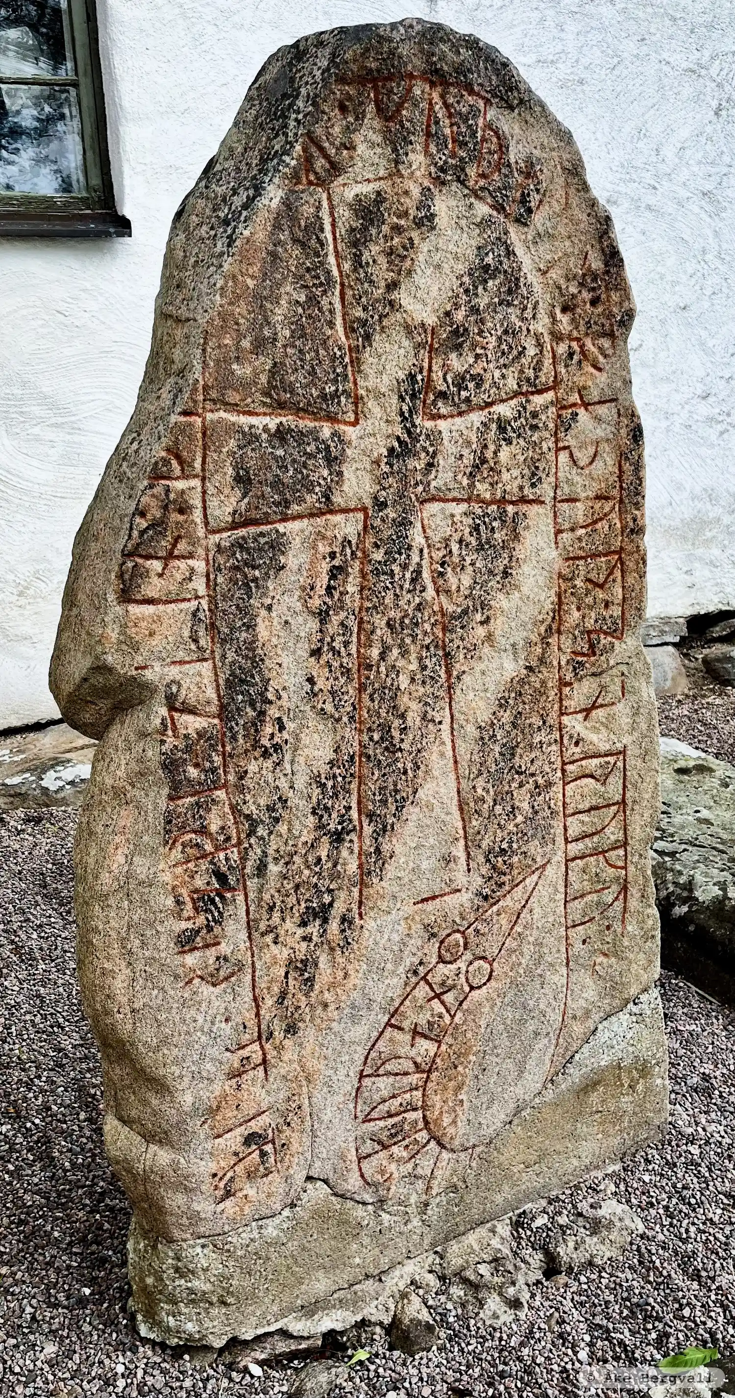 Rune-stone Vg138 - Vg139, L1961:9673 in Vårkumla parish, Falköping municipality