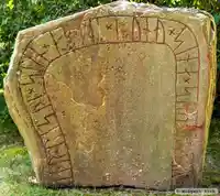 Runristning i gravkontext Vg44, L1961:4023