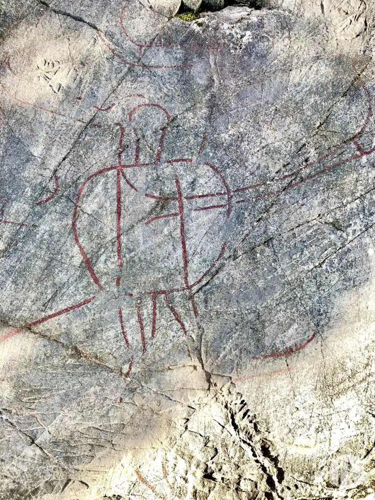 Fotografi av Hällristning, L1944:2629 taget av Niklas Vackerdag