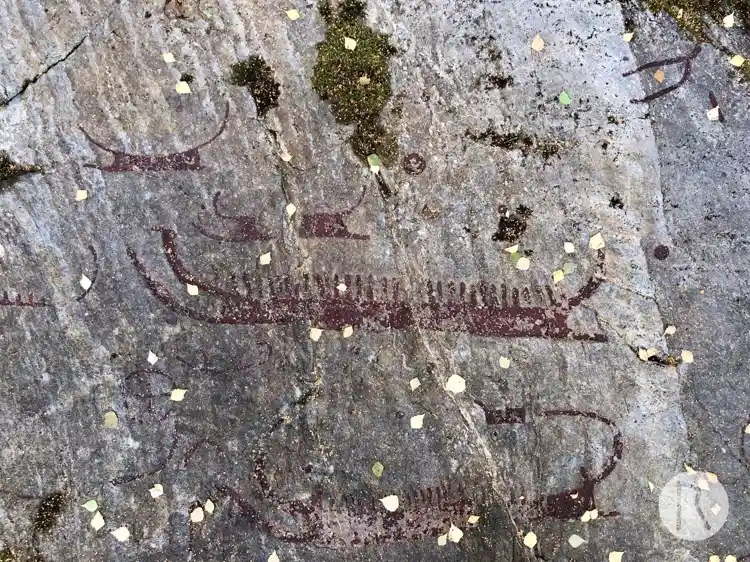 Fotografi av Hällristning, L1944:3071 taget av Niklas Vackerdag