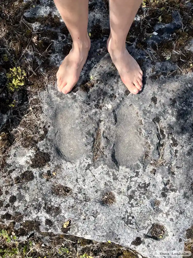 Fotografi av Hällristning, L1977:7198 taget av Emma Lenholm