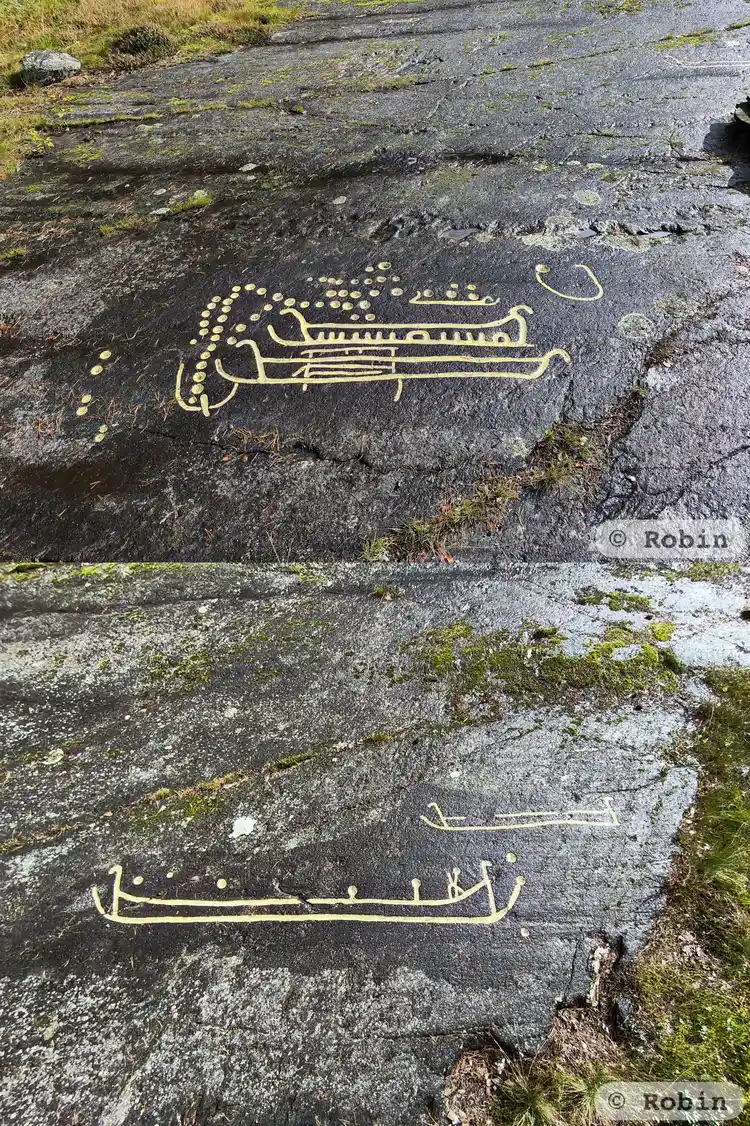 Fotografi av Hällristning, L2007:4078 taget av Robin