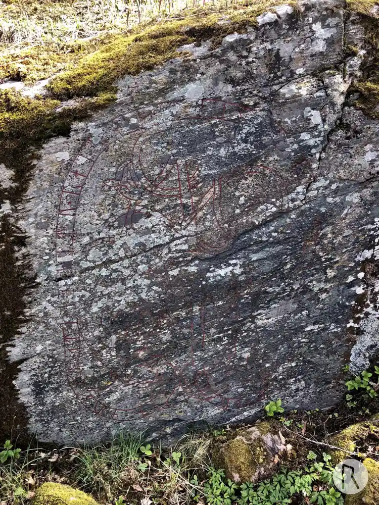 Fotografi av Runhäll U266, L2017:6114 taget av Niklas Vackerdag